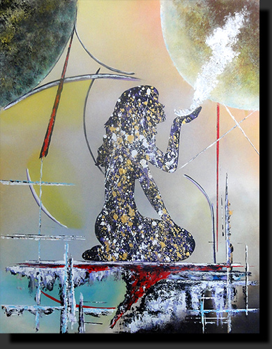 toile acrylique abstraite contemporaine moderne adda33 lefort dominique